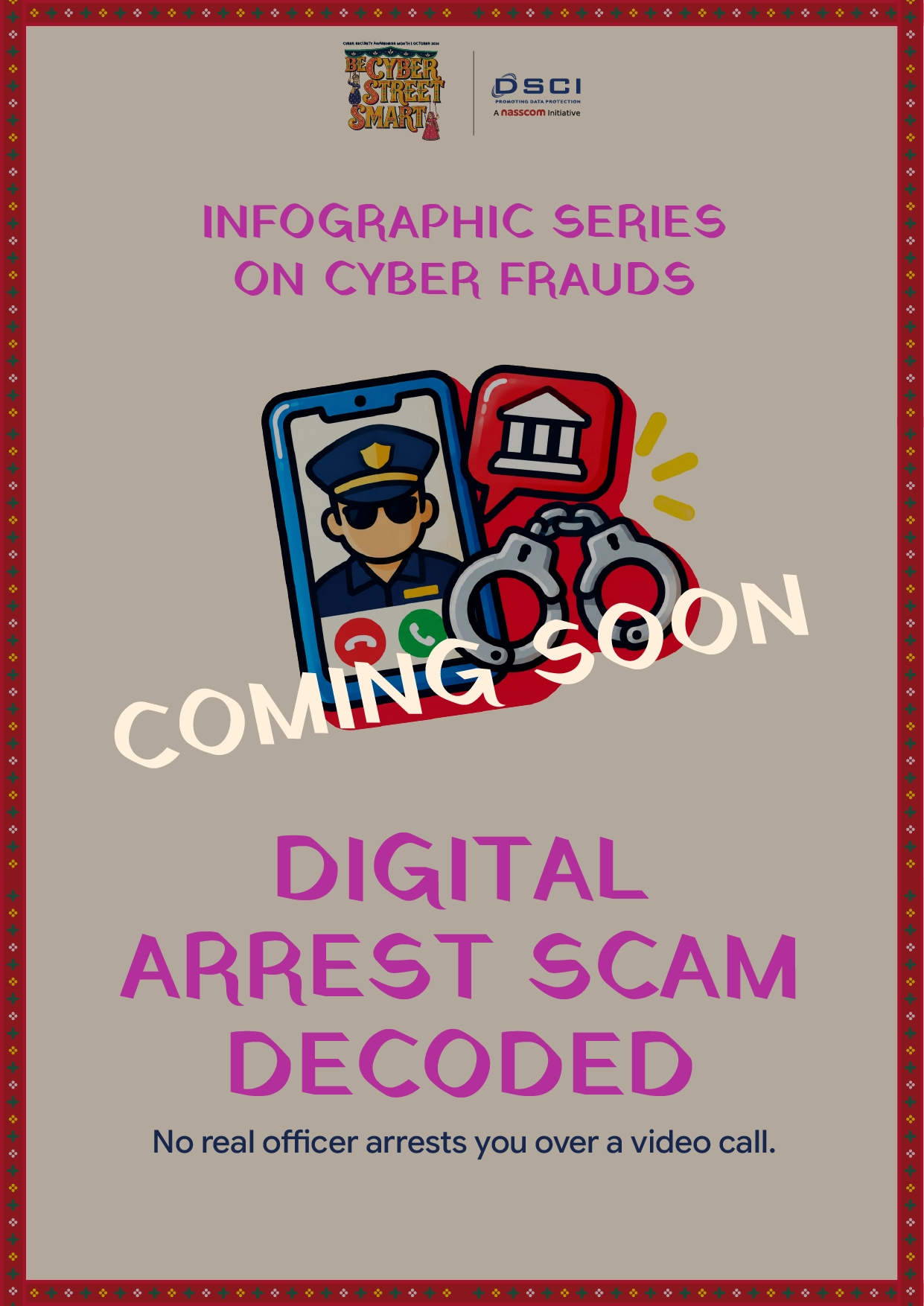 Infographic on Digital Arrest Scam Decoded